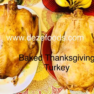 baked thanksgiving turkey
